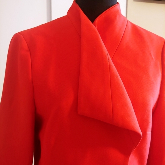 TALBOTS fire red🔥 open front blazer jacket! - Picture 2 of 15